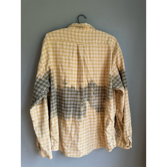 Ruff Hewn Mens Shirt Button Up Long Sleeve Collared 100%‎ Cotton Yellow XXL - Picture 2 of 3
